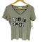 シーバイクロエ SEE BY CHLOE ロゴパッチワーク S/S Vネック Tシャツ レディース US:0-2