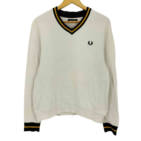 フレッドペリー FRED PERRY Vネック チルデン スウェット メンズ JPN:M