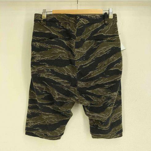 カズユキクマガイアタッチメント KAZUYUKI KUMAGAI ATTACHMENT カシミヤ混ニットフラノタイガーカモ ショートパンツ メンズ JPN:2