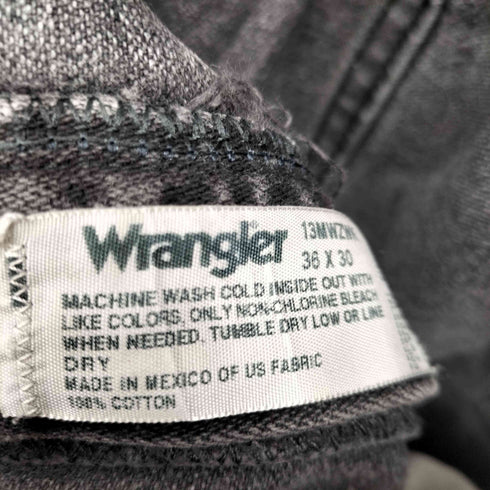 ラングラー Wrangler メキシコ製 13MWZWK ブラックデニム メンズ 36×30