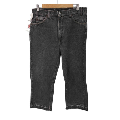 リーバイス Levis 94年製 USA製 505 先染めブラック ボタン裏585 メンズ W36/L30