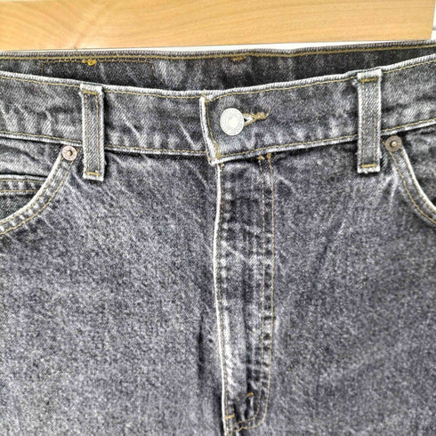 リーバイス Levis 94年製 USA製 505 先染めブラック ボタン裏585 メンズ W36/L30