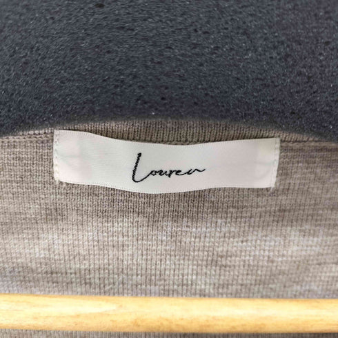 ローレン louren クロップドリブカーディガン レディース JPN:S