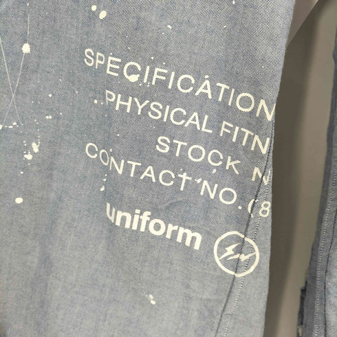 ユニフォームエクスペリメント uniform experiment 19SS DRIPPING B.D SHIRT メンズ JPN:4
