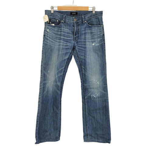 バーバリーブラックレーベル BURBERRY BLACK LABEL used加工デニムパンツ メンズ 79