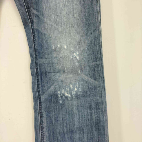 バーバリーブラックレーベル BURBERRY BLACK LABEL used加工デニムパンツ メンズ 79