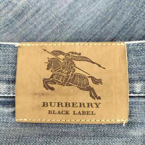 バーバリーブラックレーベル BURBERRY BLACK LABEL used加工デニムパンツ メンズ 79
