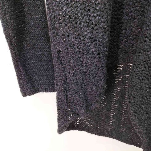 ヘルムートラング HELMUT LANG Vネックアシンメトリーニット レディース