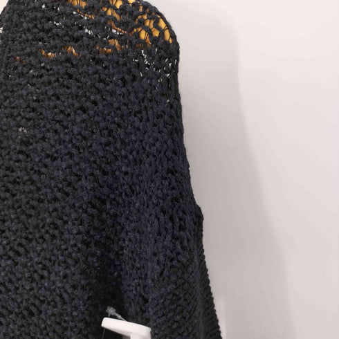 ヘルムートラング HELMUT LANG Vネックアシンメトリーニット レディース