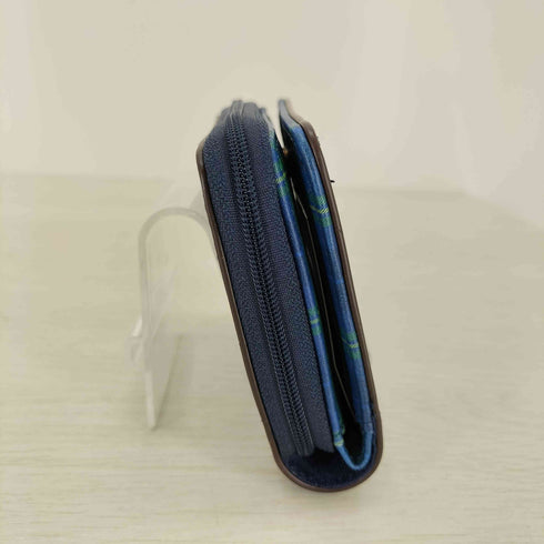 タータンチェック柄ミニ財布 レディース