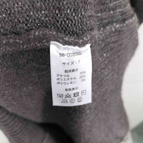 ボンジュールサガン Bonjour Sagan ディープVネックニットワンピース レディース FREE