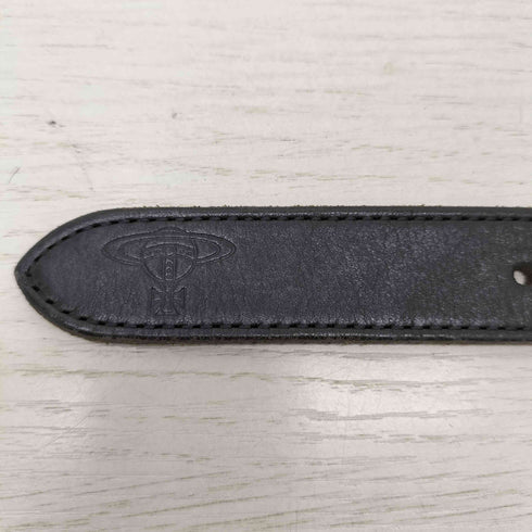 ヴィヴィアンウエストウッドマン Vivienne Westwood MAN 花 刺繍 チロリアン レザーベルト メンズ