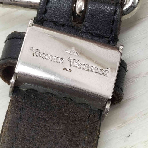 ヴィヴィアンウエストウッドマン Vivienne Westwood MAN 花 刺繍 チロリアン レザーベルト メンズ