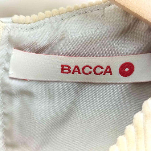 バッカ BACCA コットンコーデュロイバックジップノースリーブプルオーバー レディース 36