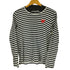 プレイコムデギャルソン PLAY COMME des GARCONS ハートワッペン ボーダーカットソー レディース JPN:L