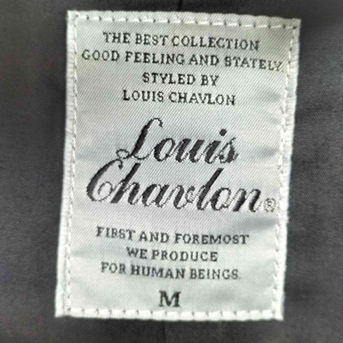 louis chavlon 羊革シングルライダースジャケット メンズ import:M