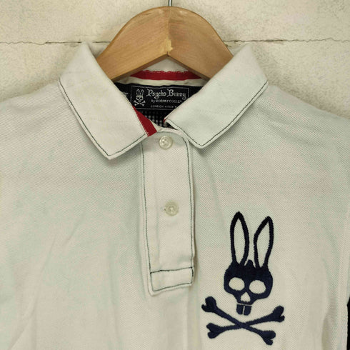 サイコバニー Psycho Bunny スカルロゴ刺繍ポロシャツ Y2K レディース 1