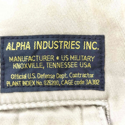 アルファインダストリーズ ALPHA INDUSTRIES カーゴパンツ メンズ JPN:M