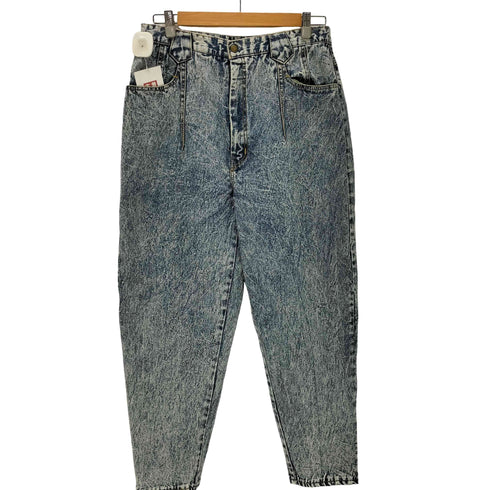 BAMGBAMG ウォッシュド ワイドテーパード デニム パンツ メンズ