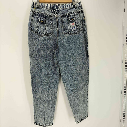 BAMGBAMG ウォッシュド ワイドテーパード デニム パンツ メンズ