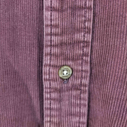ランズエンド LANDS END 90s USA製 コーデュロイ ボタンダウンシャツ メンズ import:XL