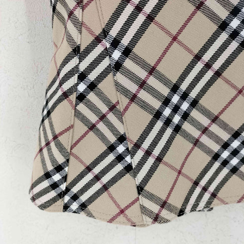 バーバリーブルーレーベル BURBERRY BLUE LABEL ノバチェック ベルテッドスカート レディース JPN:38