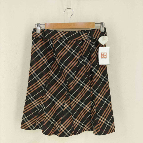 バーバリーブルーレーベル BURBERRY BLUE LABEL ノバチェック ベルテッドスカート レディース JPN:38