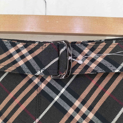バーバリーブルーレーベル BURBERRY BLUE LABEL ノバチェック ベルテッドスカート レディース JPN:38