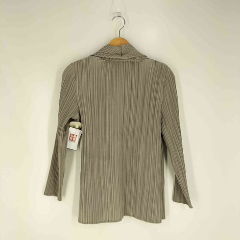 T-PLEATS ボタンレス プリーツ ジャケット レディース JPN:M