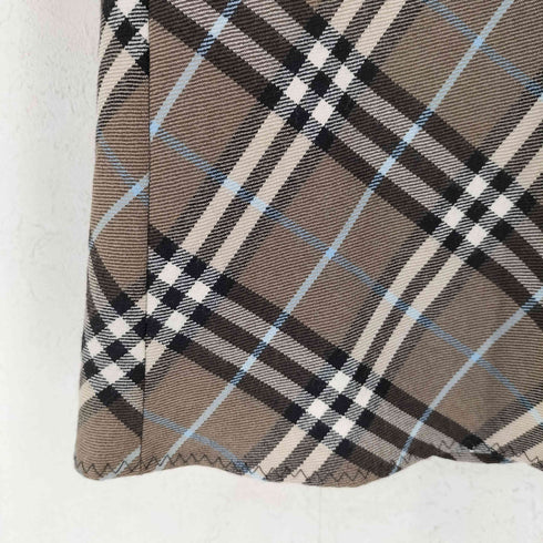 バーバリーブルーレーベル BURBERRY BLUE LABEL ノバチェック ベルテッドスカート レディース JPN:38