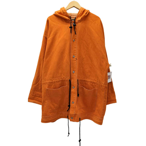 CORNICHE 90S 先染め フーデット デニム ハーフコート メンズ import:XL