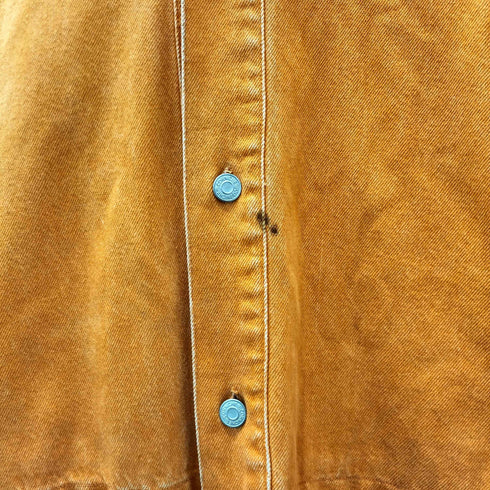 CORNICHE 90S 先染め フーデット デニム ハーフコート メンズ import:XL