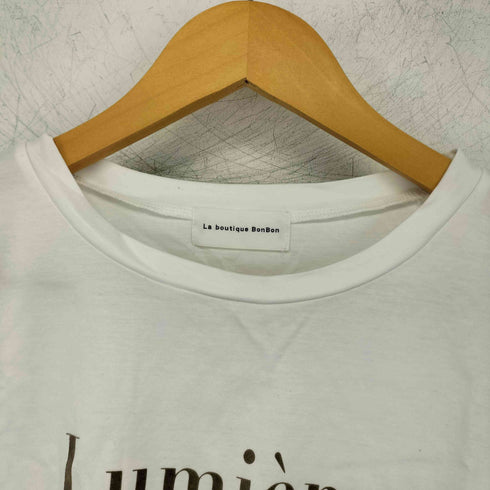 ラブティックボンボン La boutique BonBon フロッキーロゴアソートTシャツ レディース FREE
