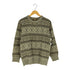 ジム gim 90s ウールナイロン アーガイル クルーネックニット メンズ import:M