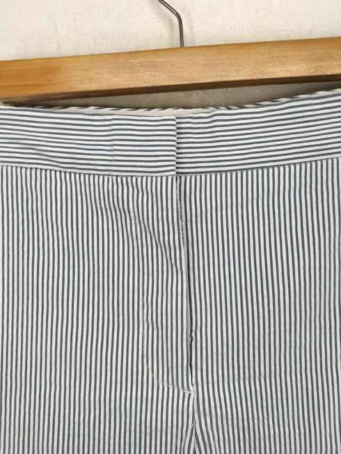 ザラ ZARA シアサッカーストライプスラックス レディース MEX 26