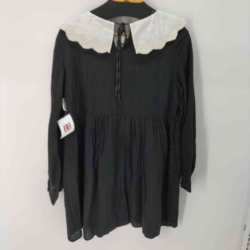 ザラ ZARA ピーターパンカラー ショート丈ワンピース レディース import:L