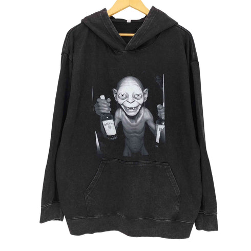 belleoversize PARTY HARD GOLLUM GRAPHIC HOODIE メンズ import:L