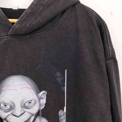 belleoversize PARTY HARD GOLLUM GRAPHIC HOODIE メンズ import:L