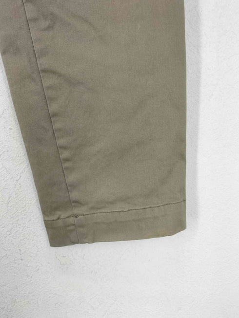 ユナイテッドアローズグリーンレーベルリラクシング UNITED ARROWS green label relaxing サテンスマートレッグ パンツ メンズ L