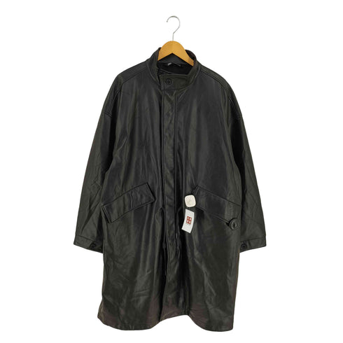ザラ ZARA フェイクレザーロングコート レディース import:L