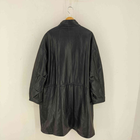 ザラ ZARA フェイクレザーロングコート レディース import:L
