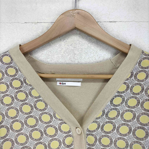 ジユウク 自由区 総柄切替カーディガン レディース 40