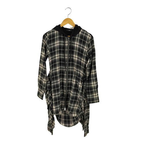 ディーゼル DIESEL D-EAST DRESS レイヤードジップシャツパーカー レディース JPN:XS