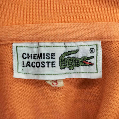 シュミーズラコステ CHEMISE LACOSTE ロゴ刺繍ポロシャツ メンズ  3