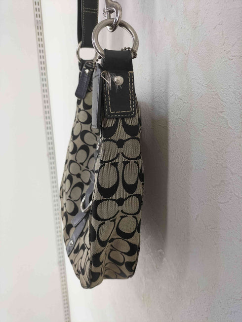 コーチ COACH シグネチャーキャンバスホーボーバッグ レディース