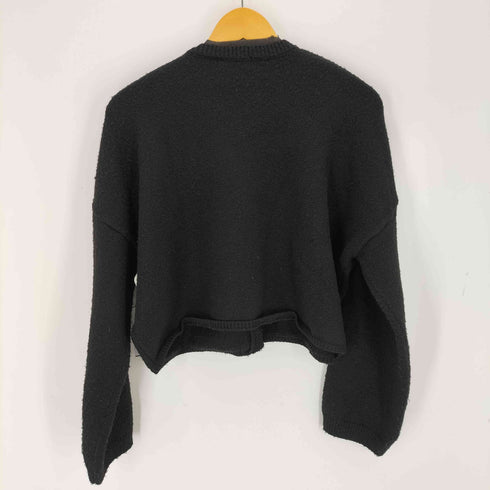 マウジー moussy CROP KNIT BUTTON UP カーディガン レディース FREE