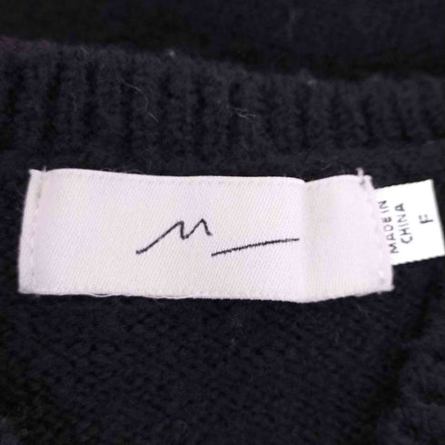 マウジー moussy CROP KNIT BUTTON UP カーディガン レディース FREE