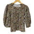 ザラ ZARA ZW COLLECTION アニマルプリント ヒョウ ブラウス レディース import:M