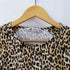 ザラ ZARA ZW COLLECTION アニマルプリント ヒョウ ブラウス レディース import:M