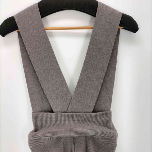 スタイルミキサー STYLEMIXER ハイウエストサスペンダーニットスカート レディース JPN:S